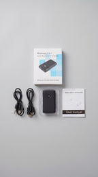 Bluetooth 5.3 Audio Adapter – 2-in-1 Transmitter & Receiver for 3.5mm Device