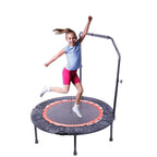 40 Inch Mini Exercise Trampoline For Adults Or Kids Indoor Fitness Rebounder Trampoline With Safety Pad Max. Load 300LBS