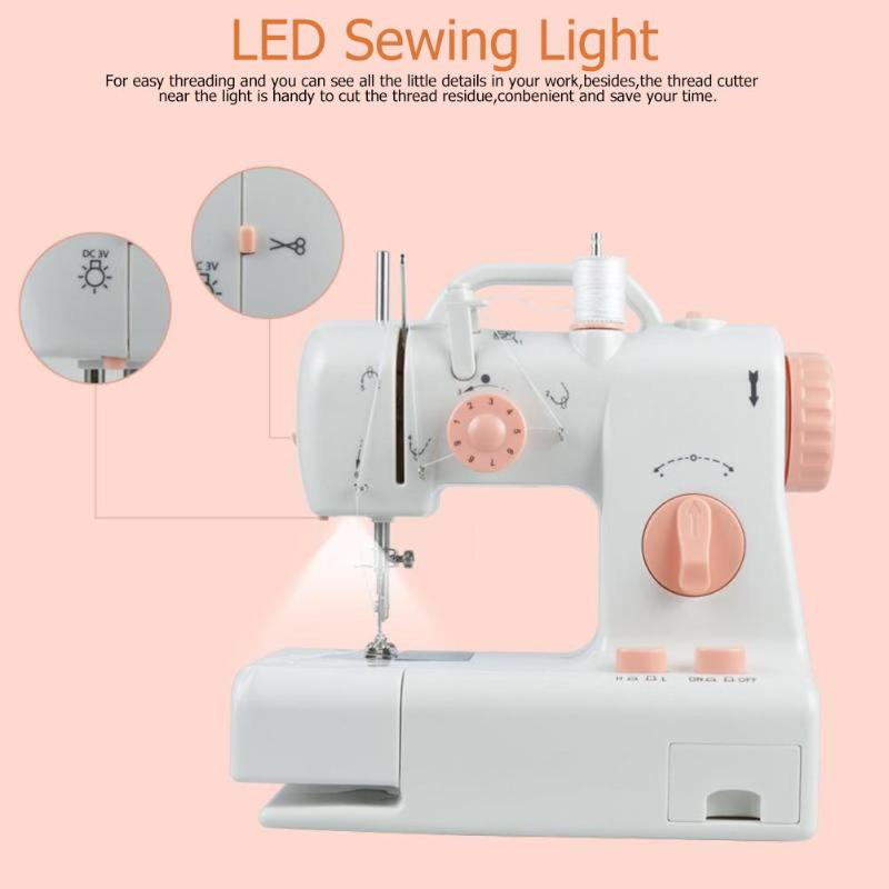 Amazon Popular Mini Sewing Machine with Light and Cutter