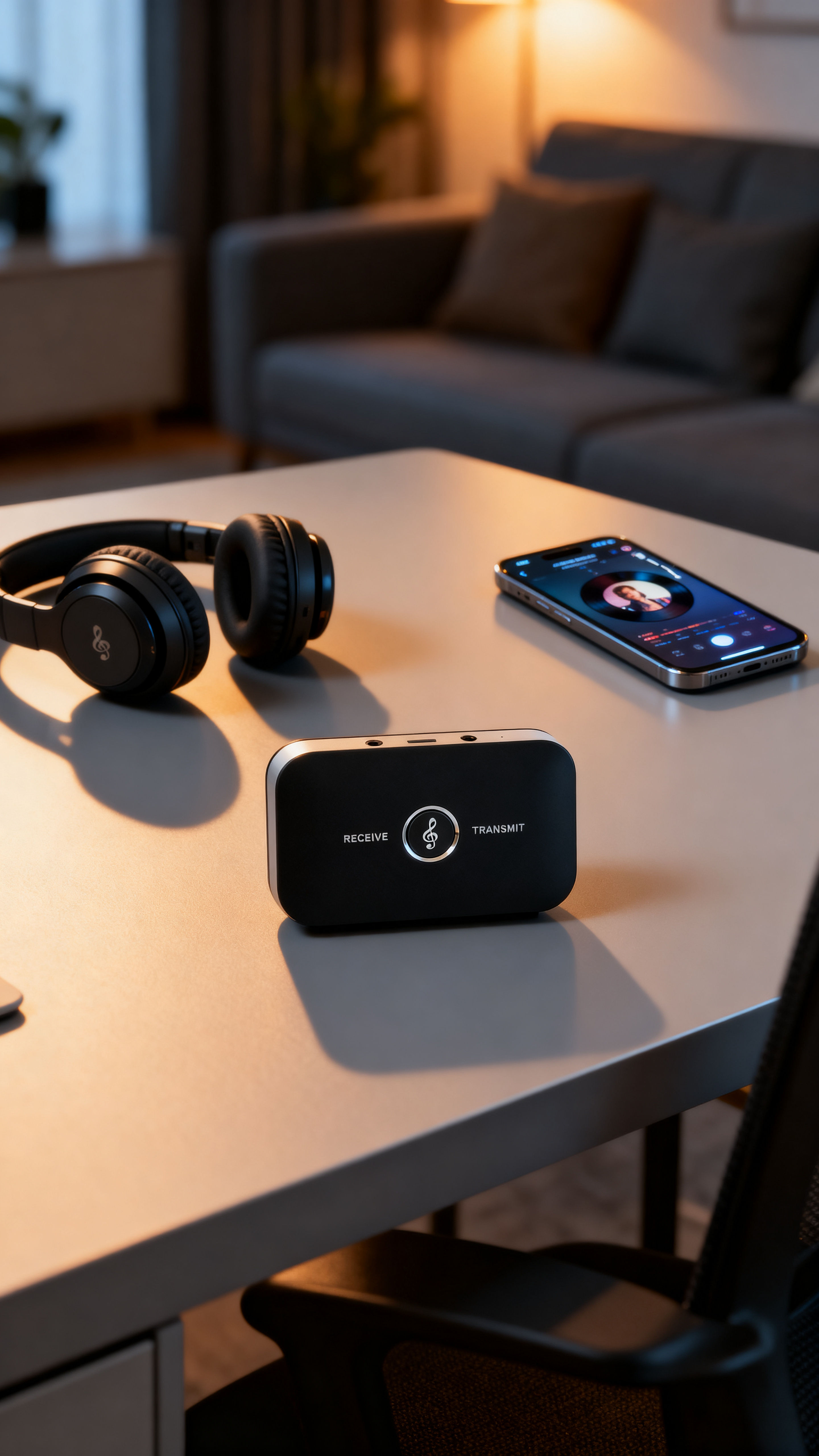 2-in-1 Bluetooth Audio Adapter, Turn Any Device Wireless