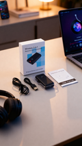 Bluetooth 5.3 Audio Adapter – 2-in-1 Transmitter & Receiver for 3.5mm Device