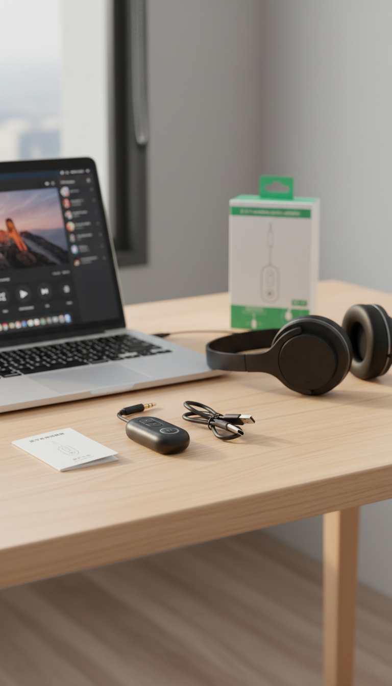 Wireless Audio Adapter – Bluetooth Transmitter & Receiver